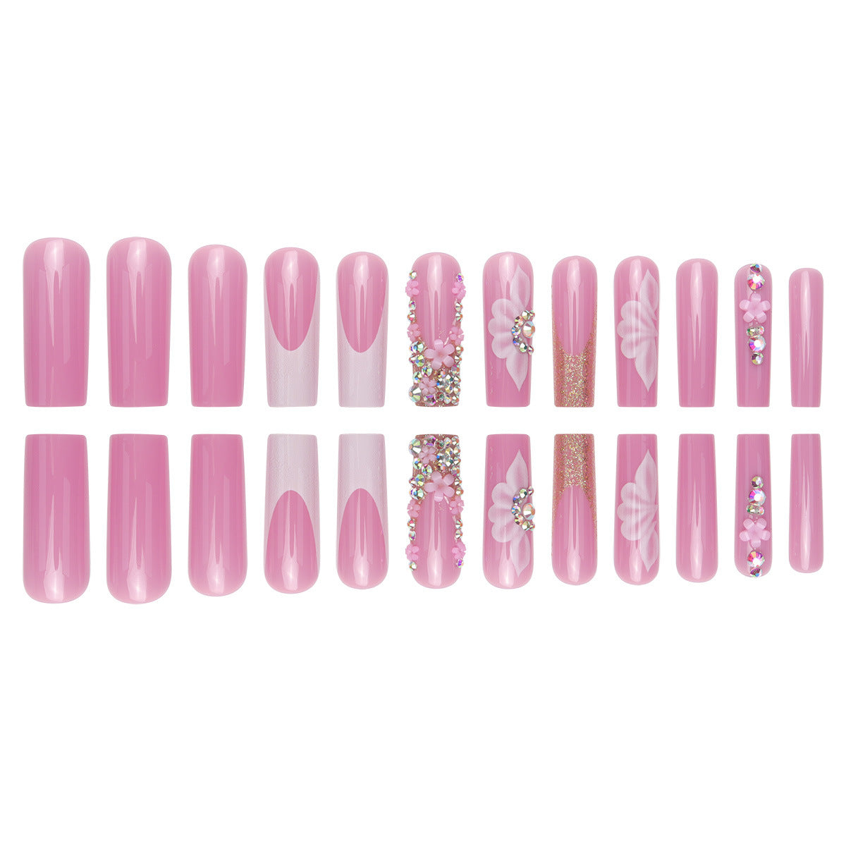 Floral Glitter Press
