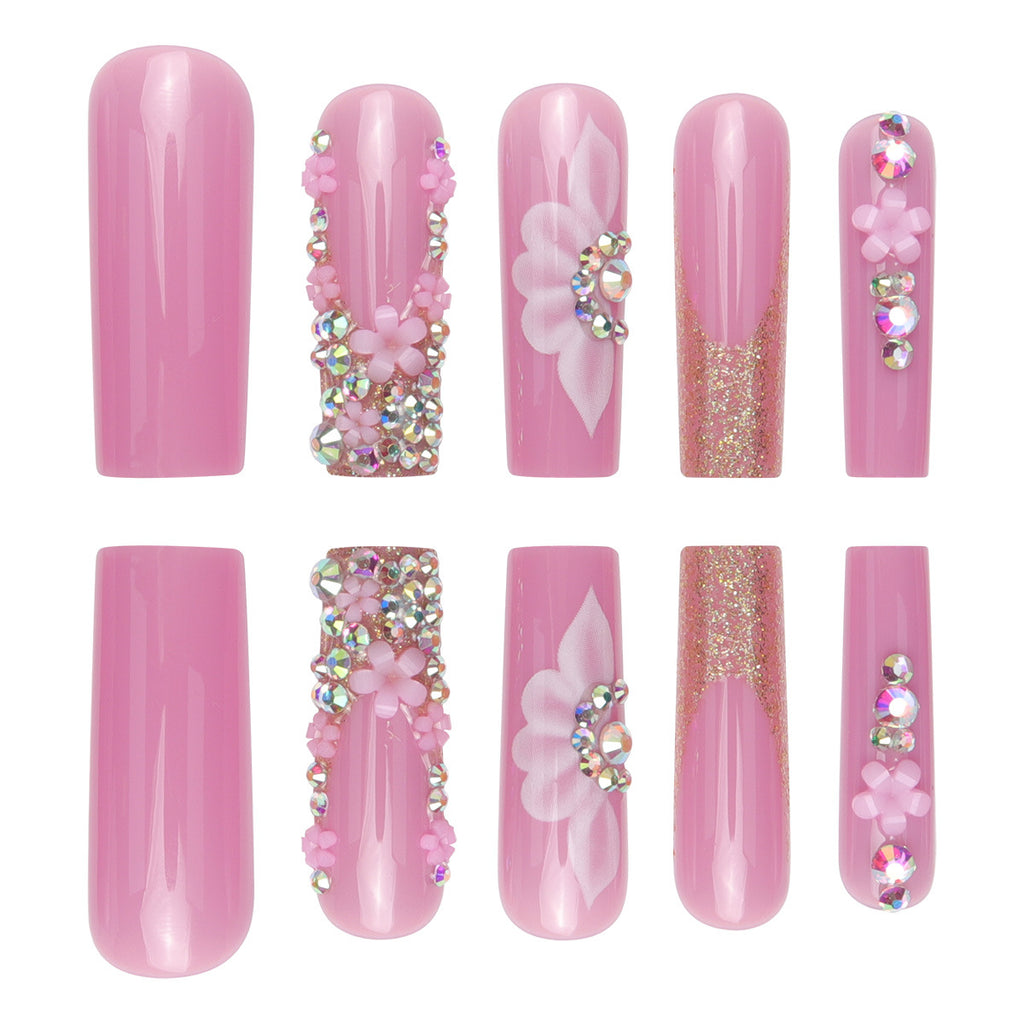 Floral Glitter Press