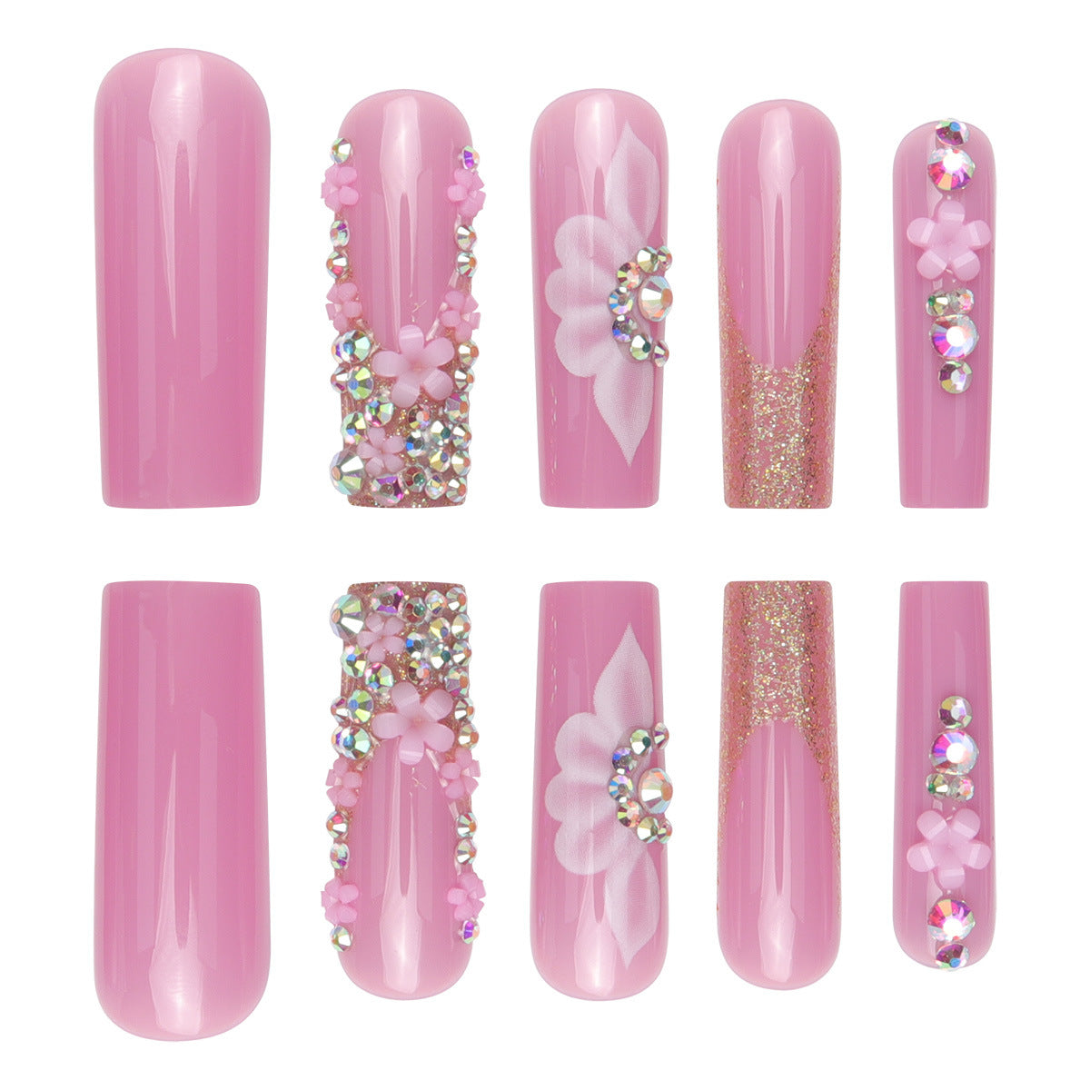 Floral Glitter Press
