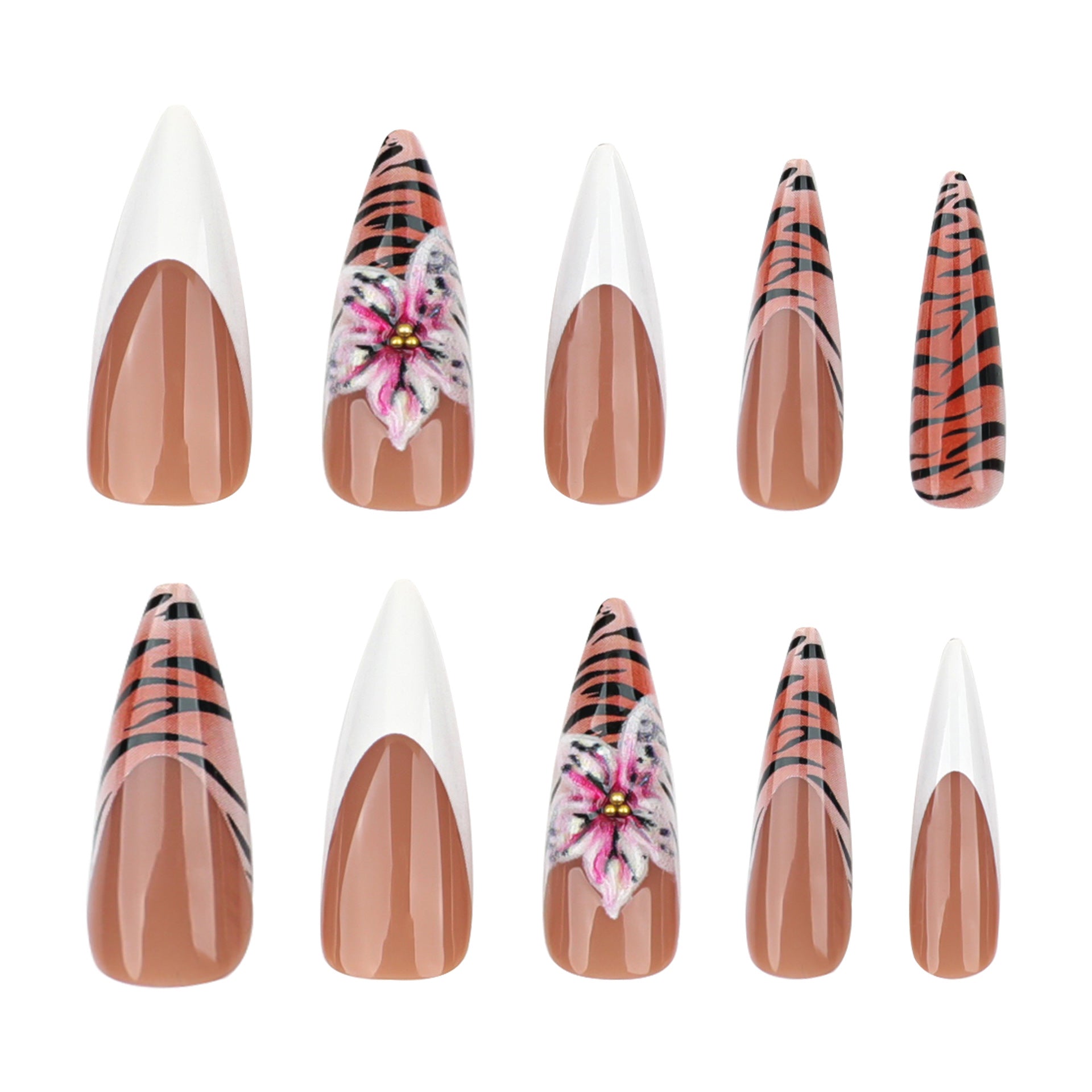 Tiger Floral Stiletto Press