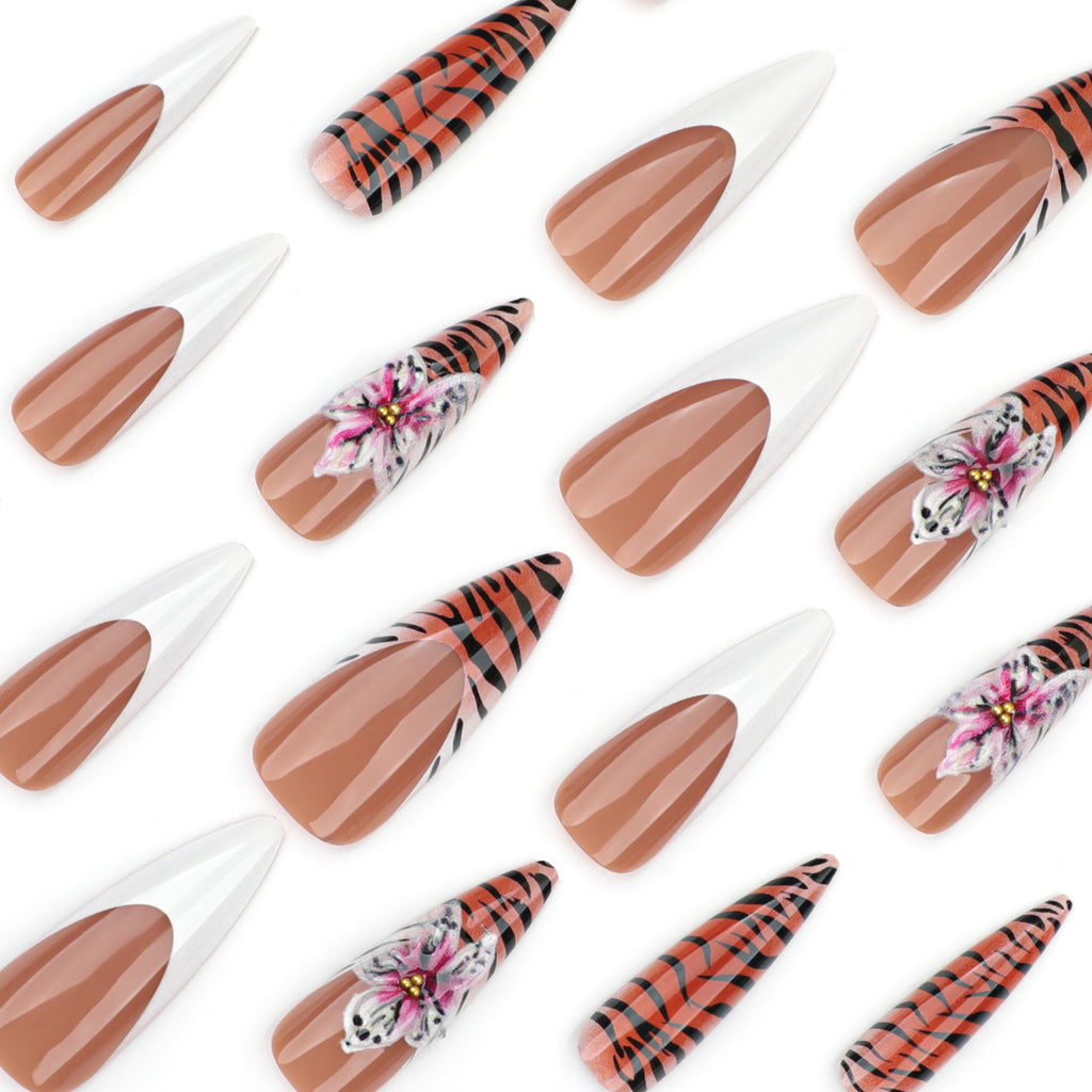 Tiger Floral Stiletto Press